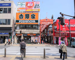 STEP2 吉野家さんの脇を直進します